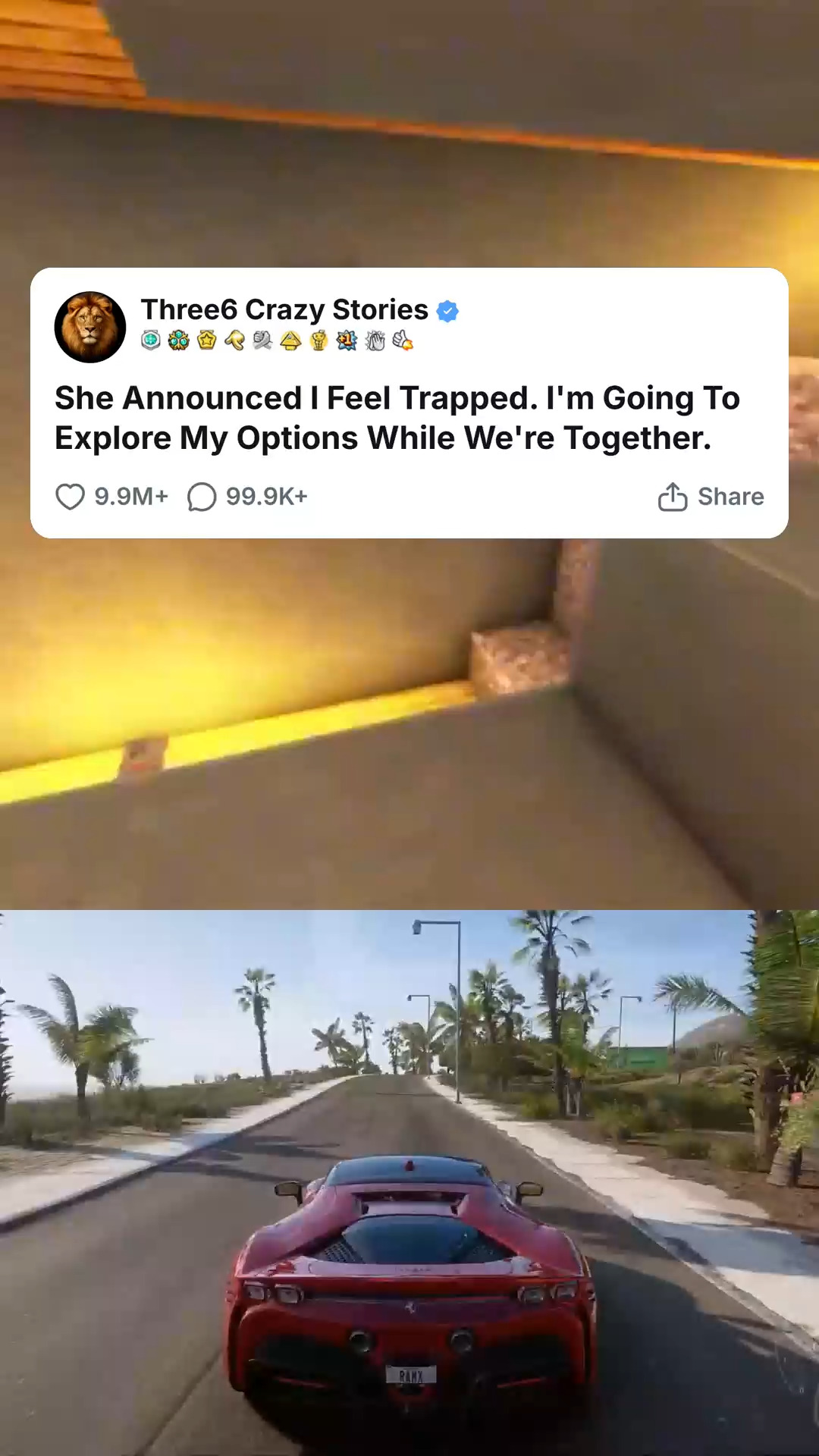 She Announced I Feel Trapped. I'm Going To Explore My Options While We ...