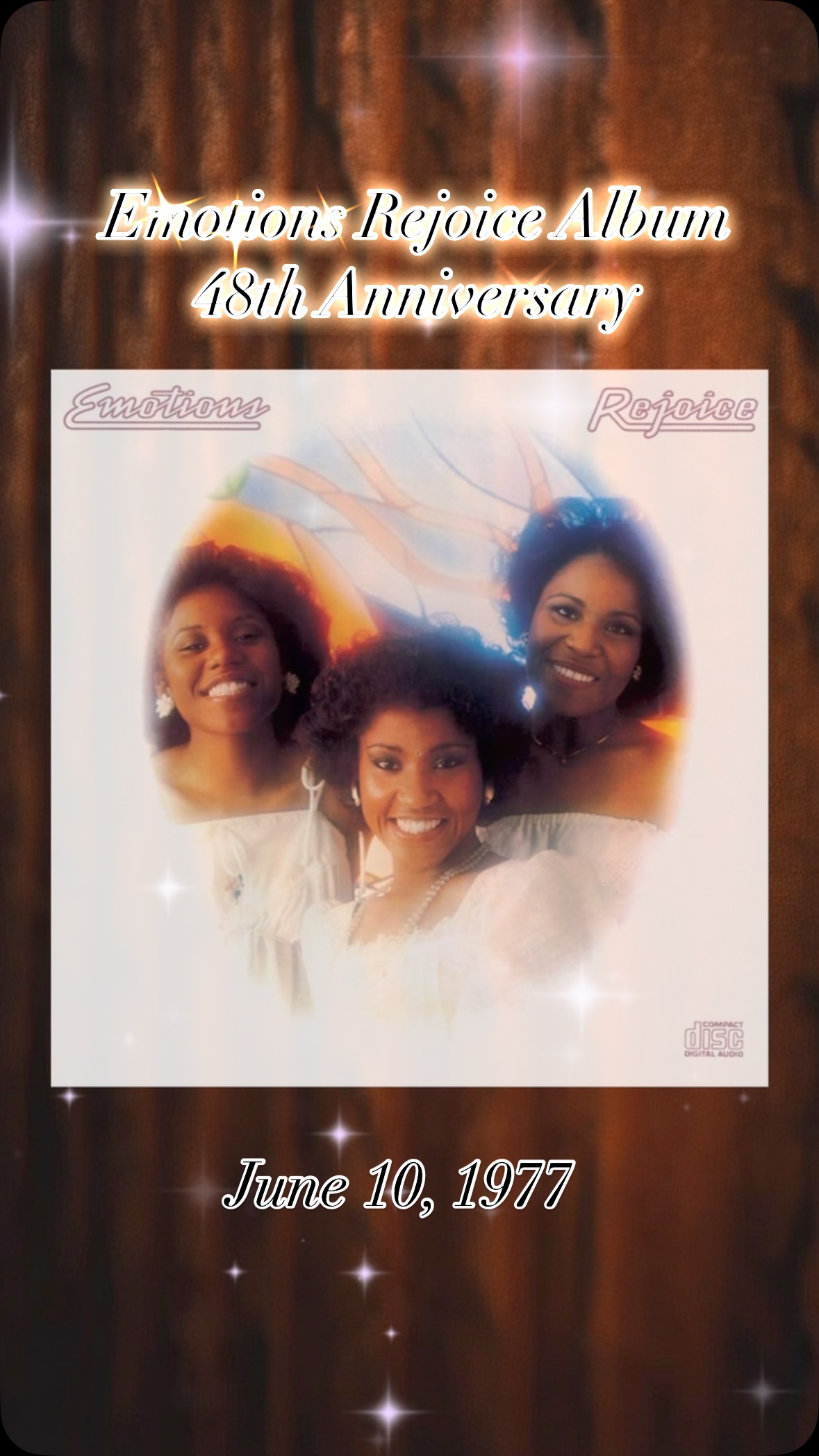 The Emotions' album “Rejoice” was released 48 years ago on June 10