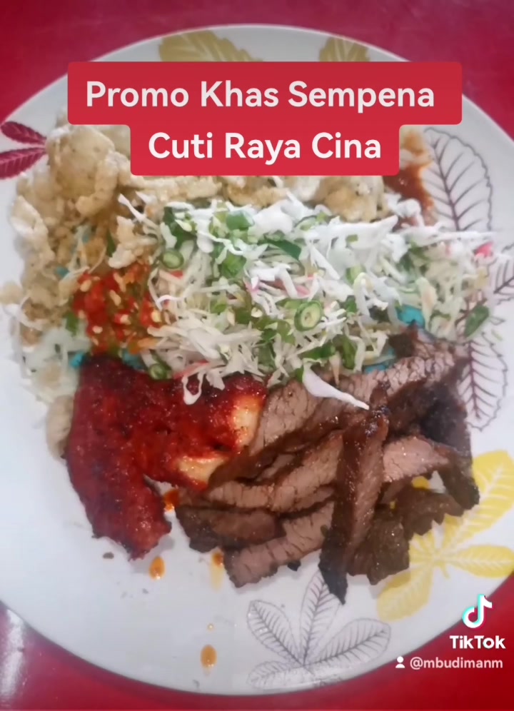 Promo khas sempena cuti raya cina. Jom Makan Nasi Kerabu!! Mana2 cust ...