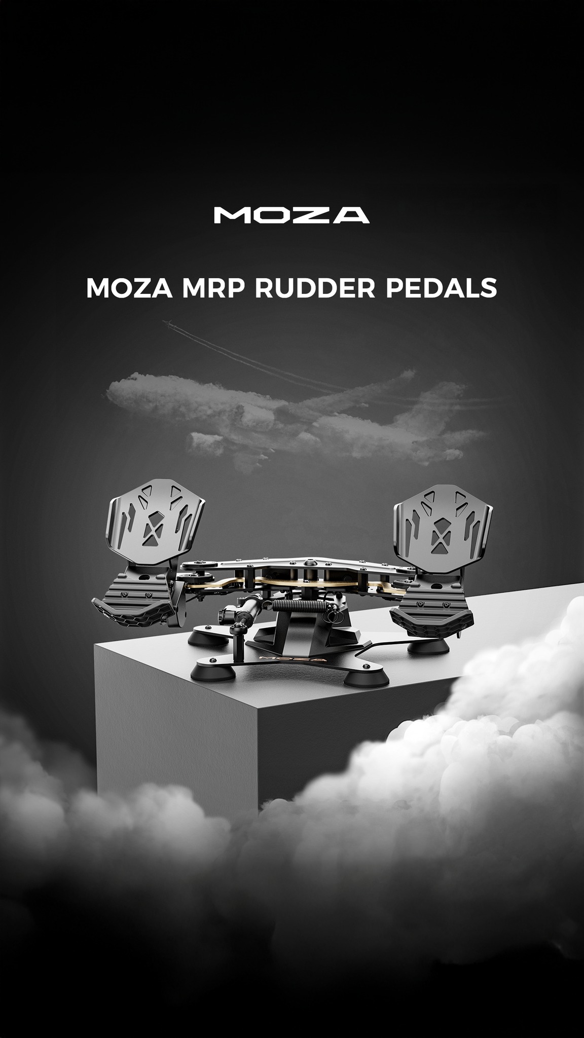 MOZA MRP Rudder Pedals: Rugged Build. Effortless Switch. The MRP Rudder ...