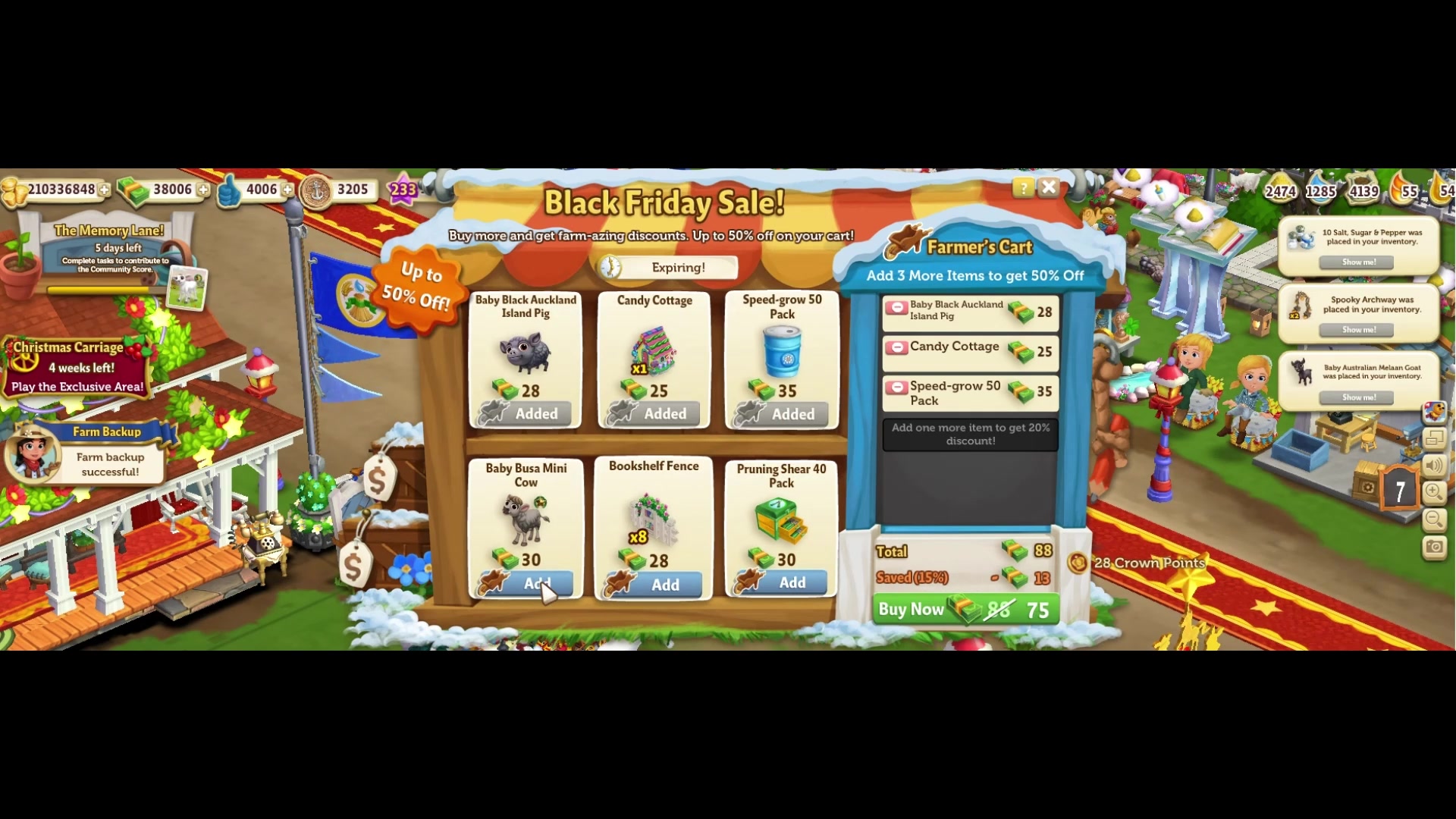 It's the Black Friday at the Farmville2 😲🤪 | Fv2Trainer | Facebook
