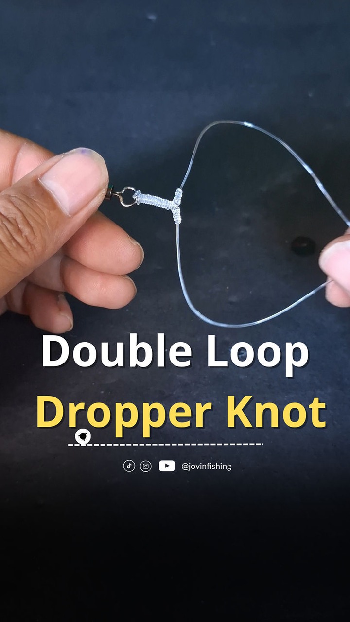 Double Loop Dropper Knot #doublehook #usa #fishinglife #fishingreels # ...