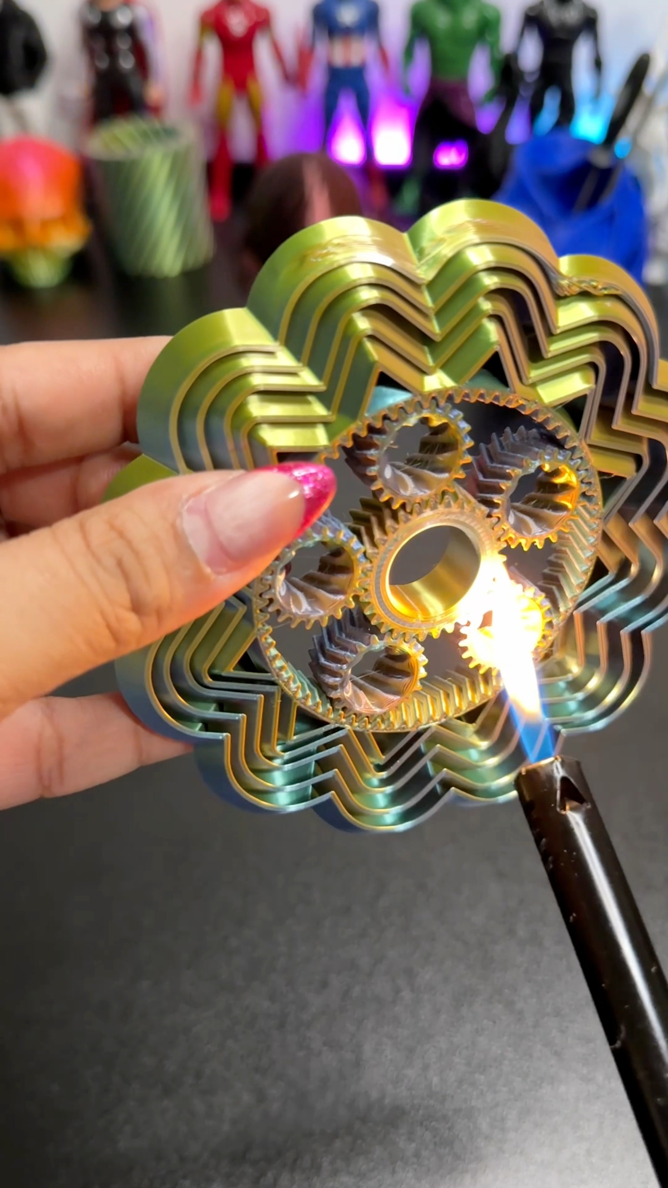 I 3D printed a planetary gear star spinner — the ultimate sensory ...