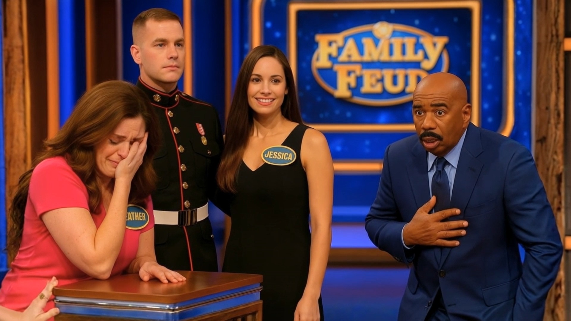 Steve Harvey FREEZES When Contestant’s Husband Walks Out With ANOTHER ...