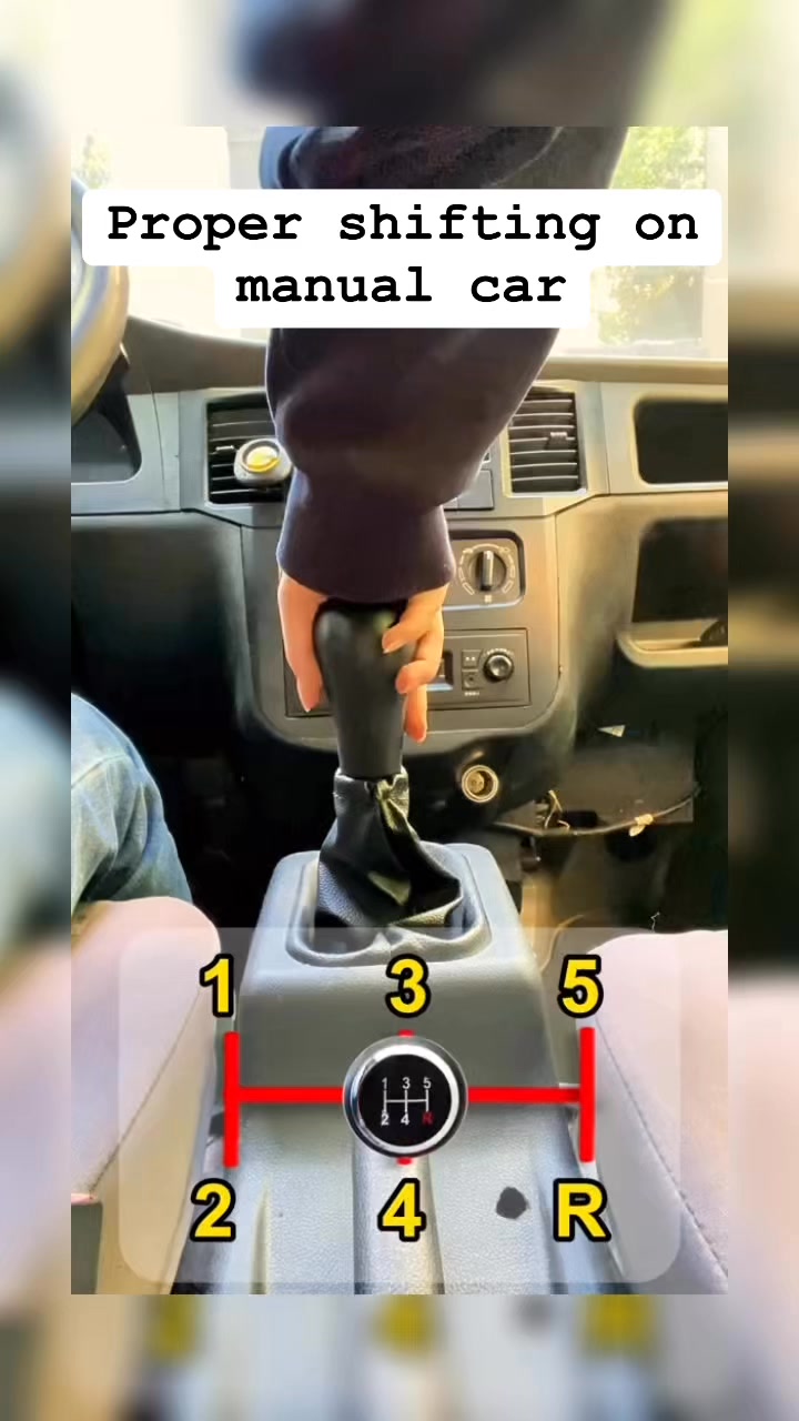 Proper gear shifting on manual car #fypviralシ #drivingtips # ...
