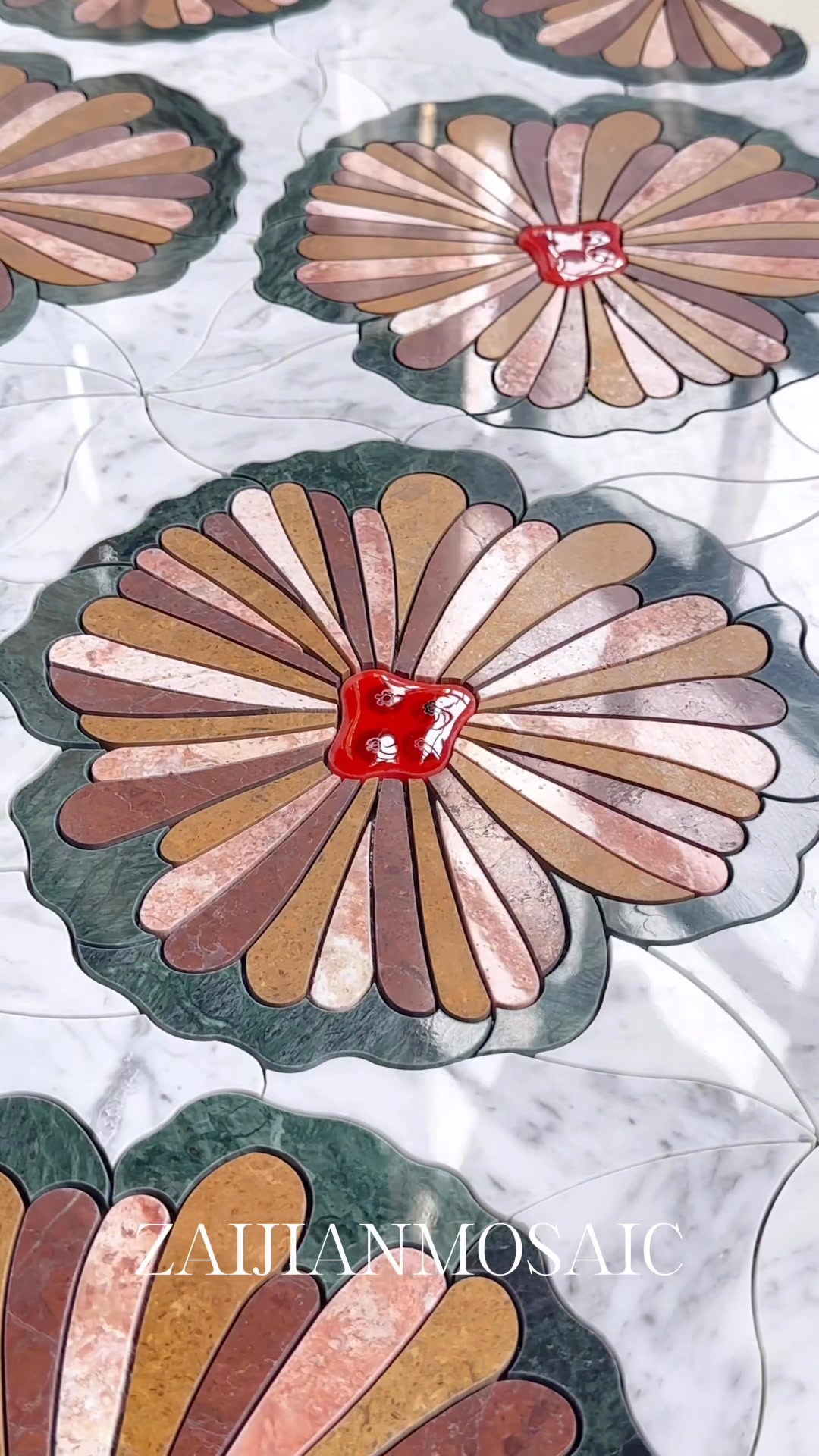 Red Duckweed — Murano glass meets natural stone, a fusion so beautiful ...