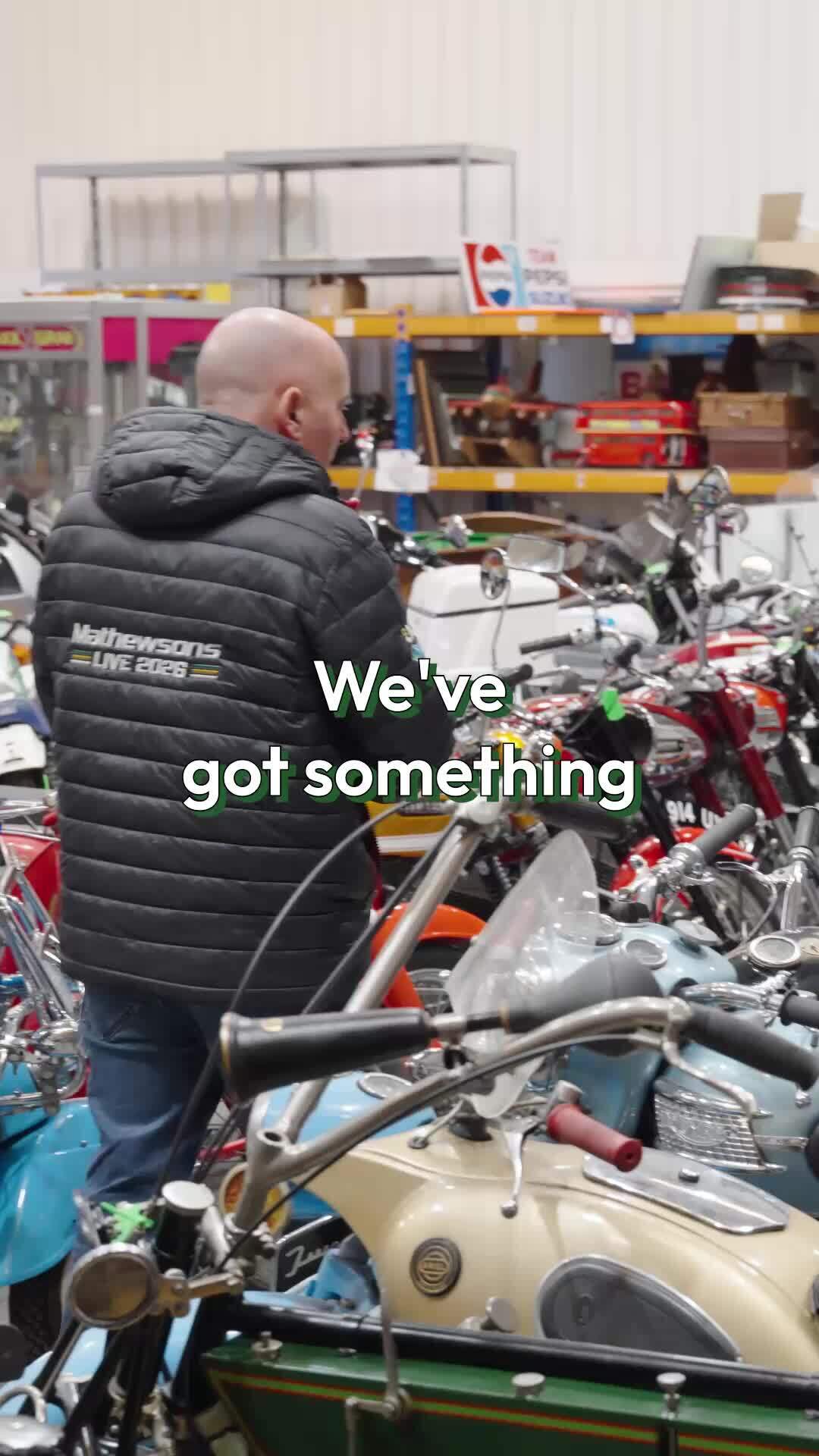 There's nearly 100 motorbikes heading to auction next week