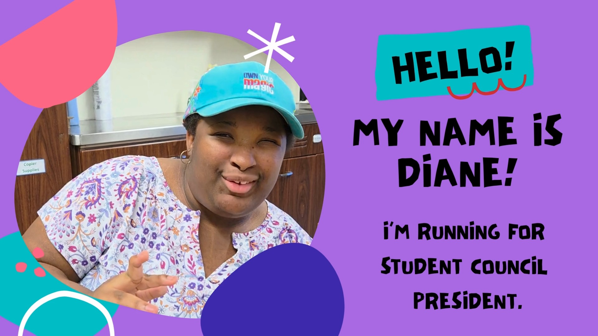 🌟 Meet the Candidates! Next up is Diane, running for Student Council ...