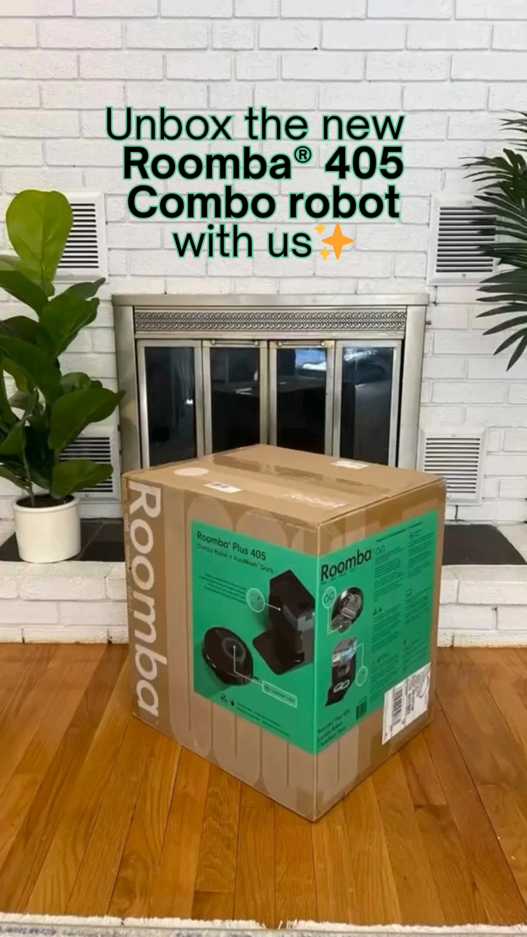 Unboxing the new Roomba® Plus 405 Combo Robot, let's see what's