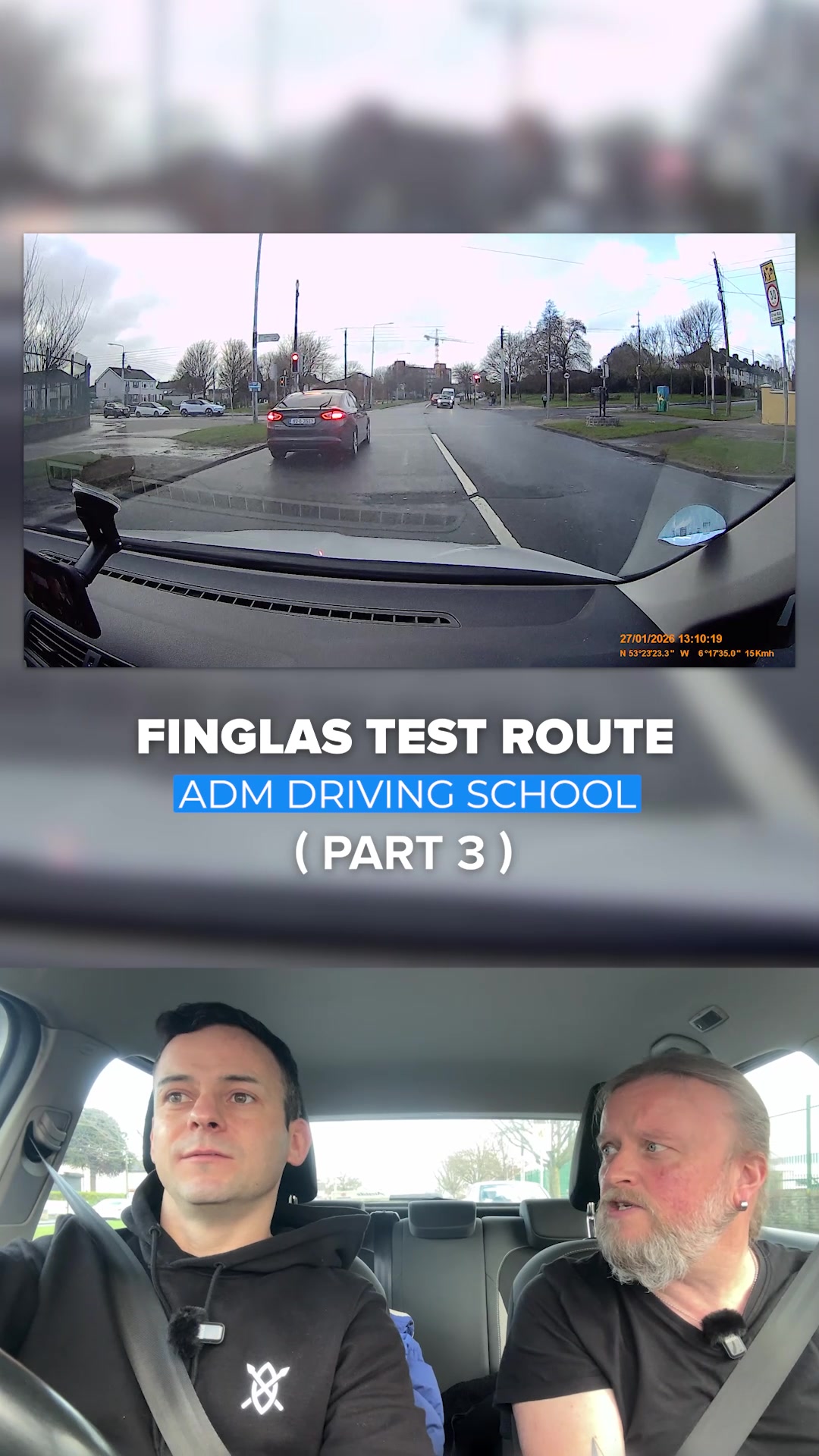 Finglas Test Route Part 3 Don't fail your driving test at this junction ...