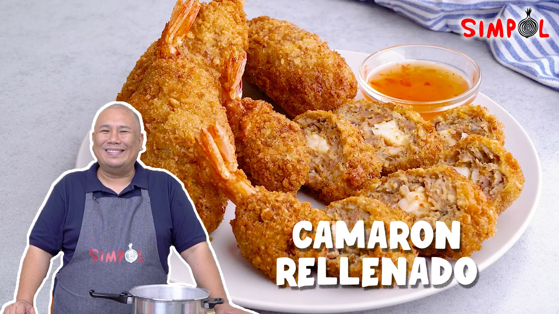 SIMPOL CAMARON RELLENADO Seafood naman tayo today! Here's a shrimp ...