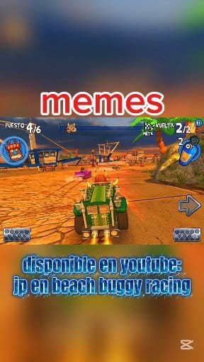 BB RACING CON MEMES🤣🥶 #reelschallenge #beachbuggy #memes #humor #gaming ...