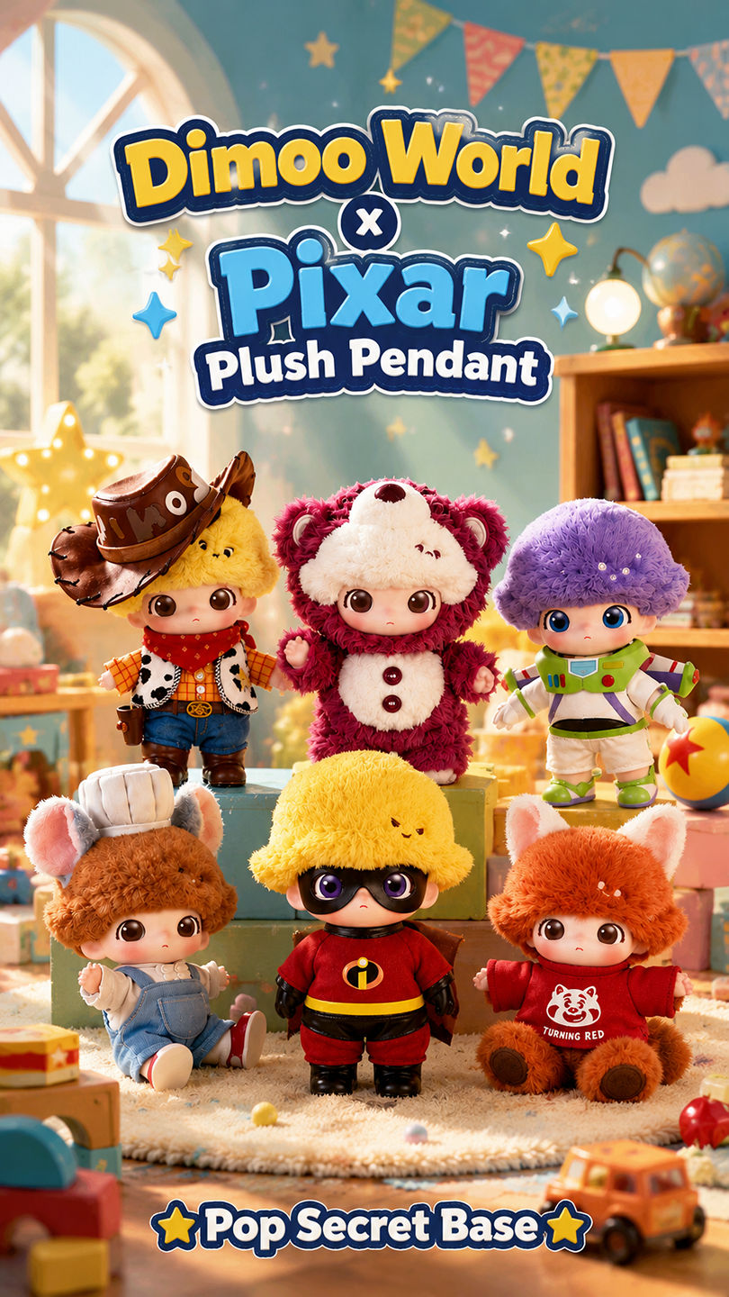🌟 Pocket-sized Pixar magic! 🧸 Pick your favourite DIMOO World x