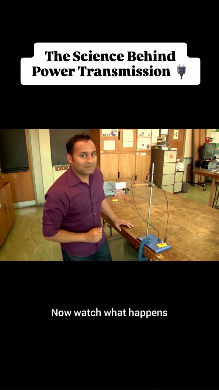 Electricity transmission over long distances is done at high voltages ...
