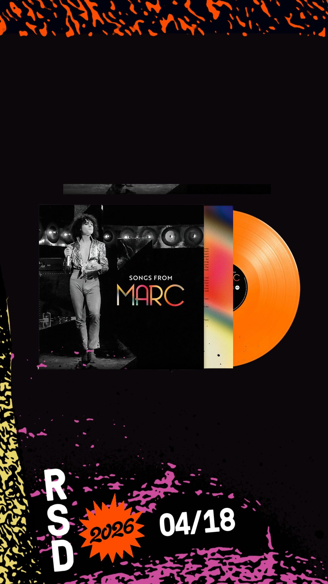 Songs from MARC will be in independent record stores as part of