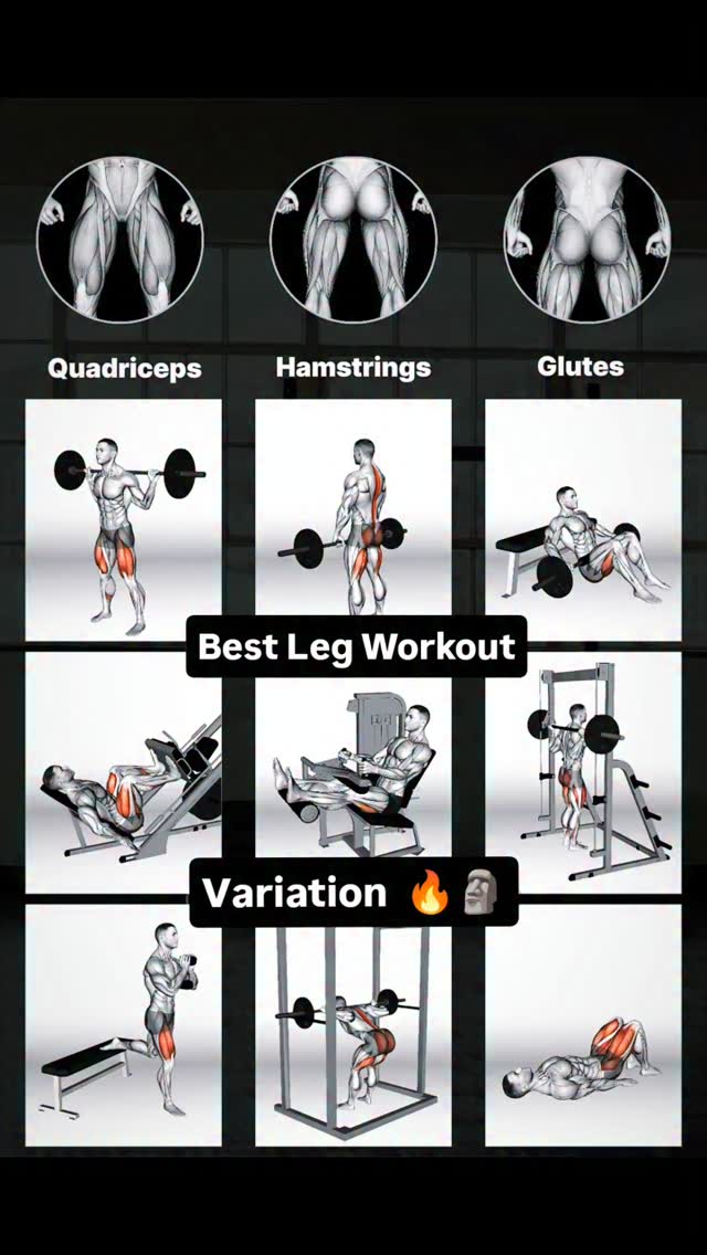 Leg Workout: Build Stronger Legs with These Targeted Exercises! 🔥⚡🗿 # ...