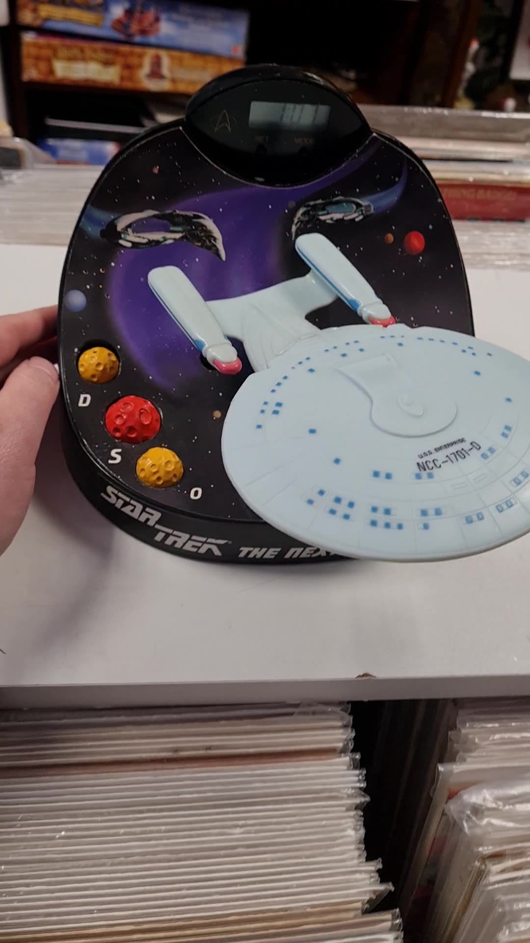 star Trek Next Generation alarm clock £12 Can be posted for cost
