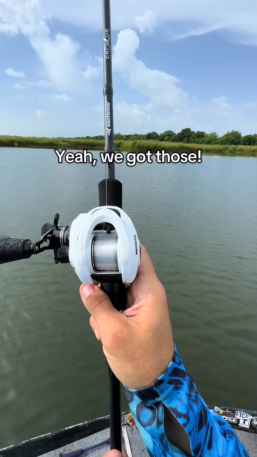 The Kastking Crixus baitcaster! Great all around reel and easy to