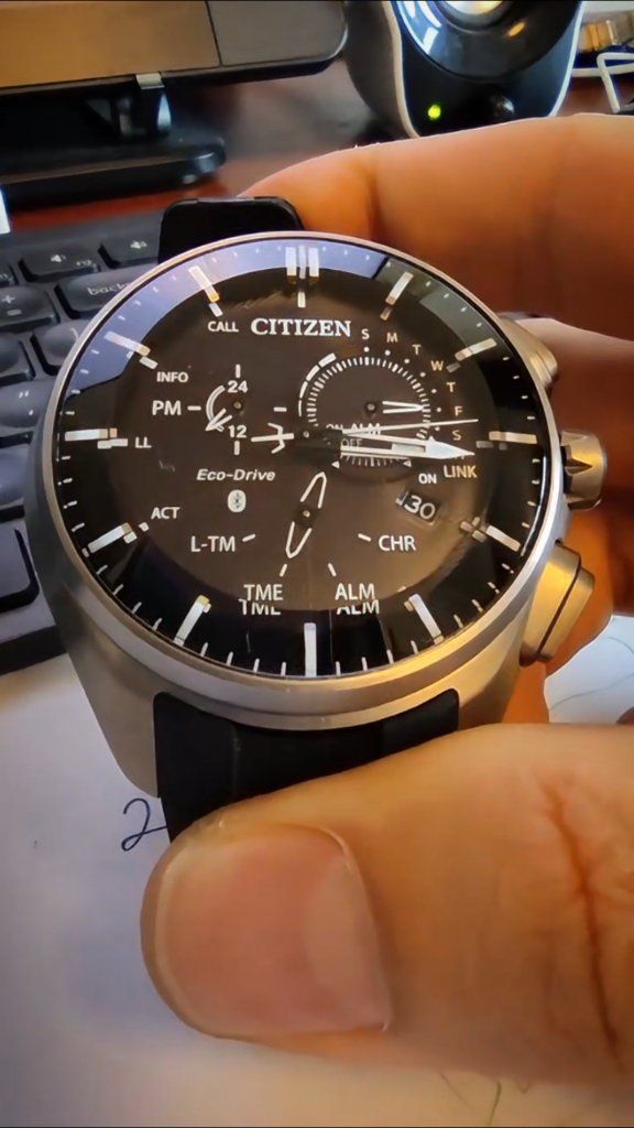 Watch Watch Citizen Eco-Drive Bluetooth Super Titanium Model