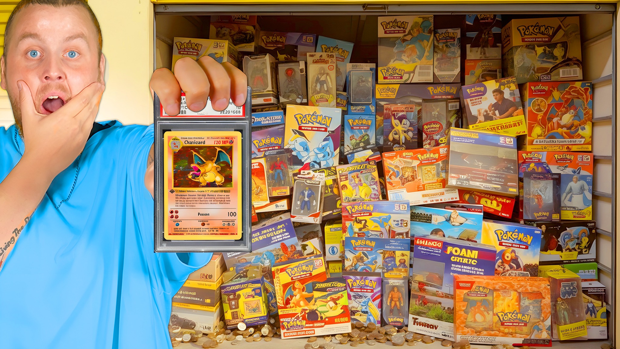 We Bought a Storage Unit FULL Of Pokemon Cards! Here's What They're ...