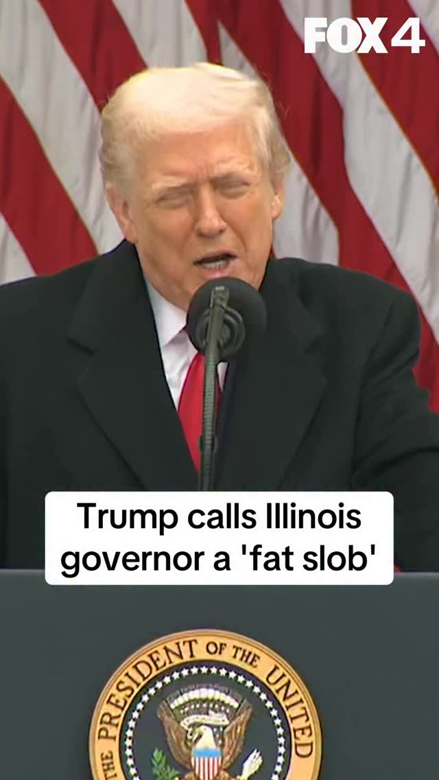 Trump calls Illinois Governor J.B. Pritzker a “fat slob” during the ...