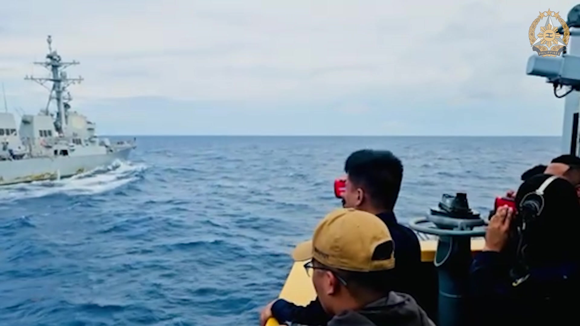 Participating vessels conducts Replenishment at Sea Approach (RASAP ...