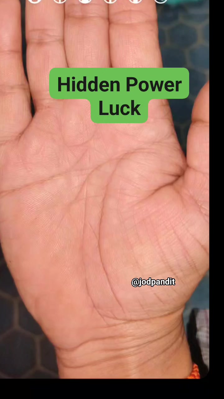 Hidden power luck sign #palmistry #palm #astrology #palmreading | Jod ...