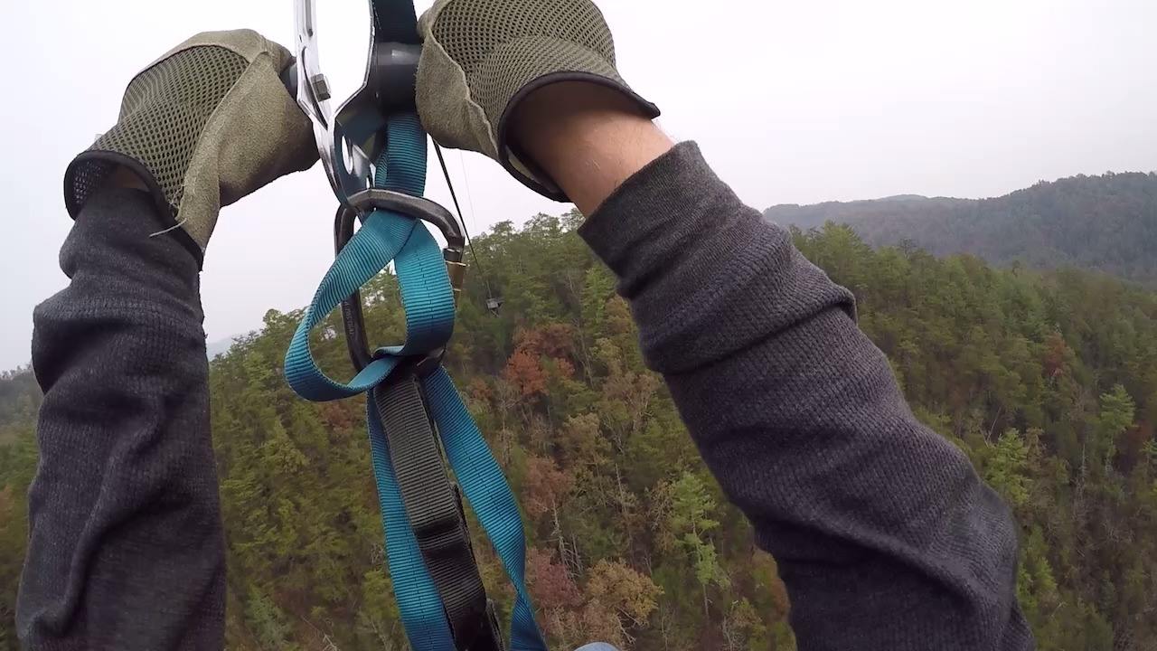 Take a Ride on the Goliath! The Goliath Zipline at Foxfire Mountain Adventures is the highest