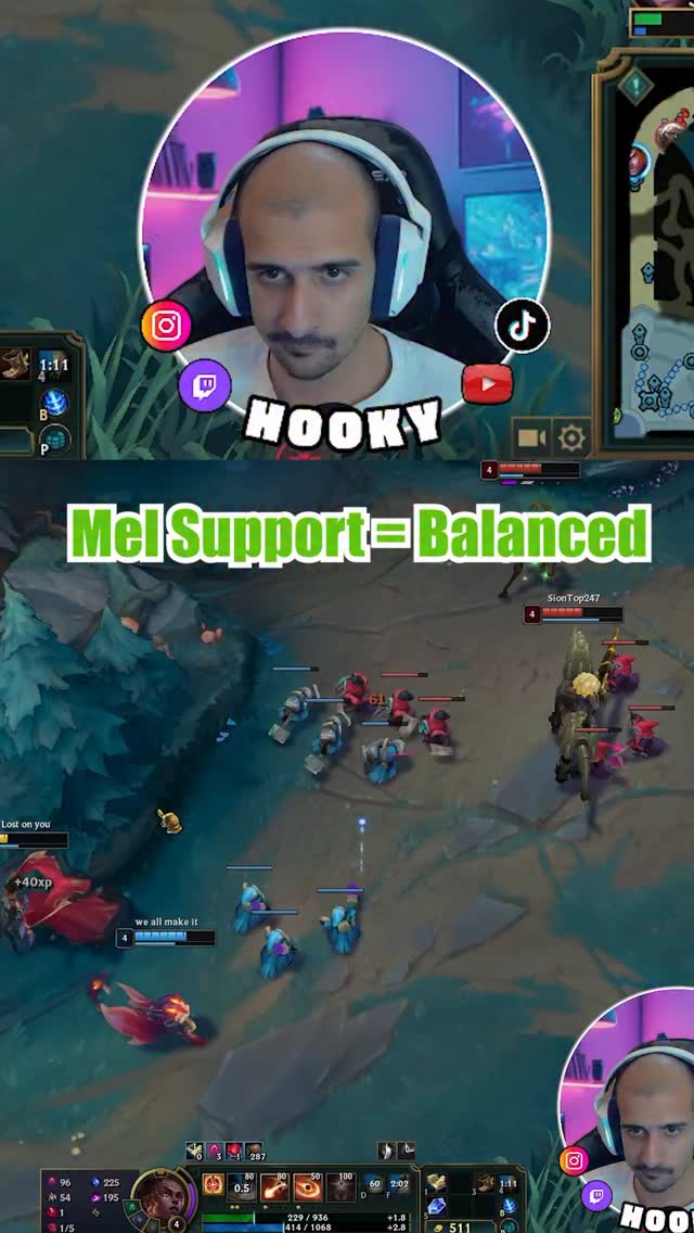 Mel is just unfair idk #leagueoflegends #gaming #hooky #riotgames # ...