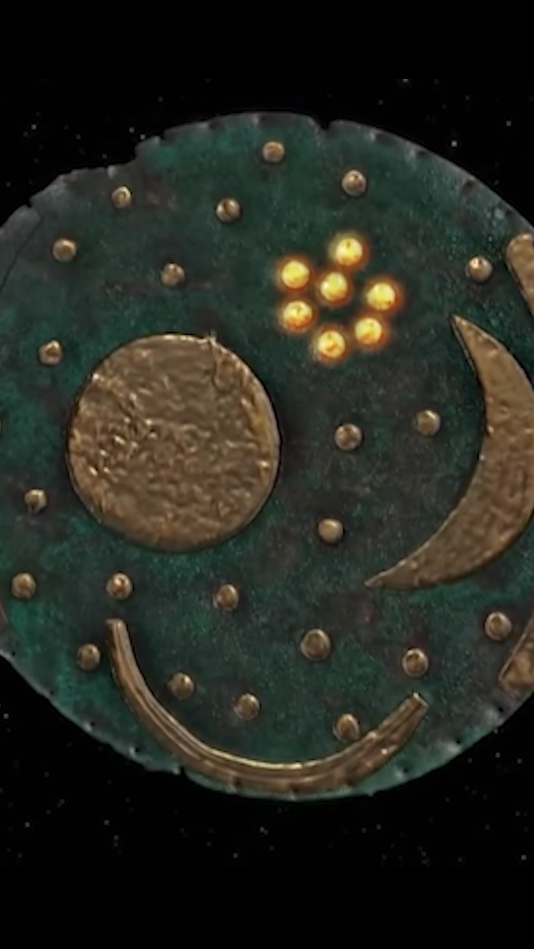 At least 3,800 years old, the Nebra sky disc is attributed to the ...