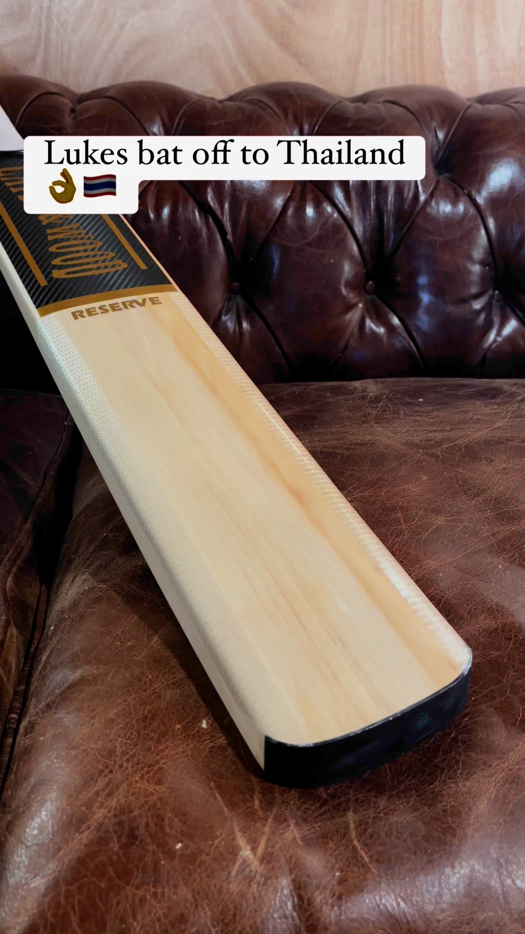Lukes bat off to Thailand. #cricketlovers #cricketfans # ...