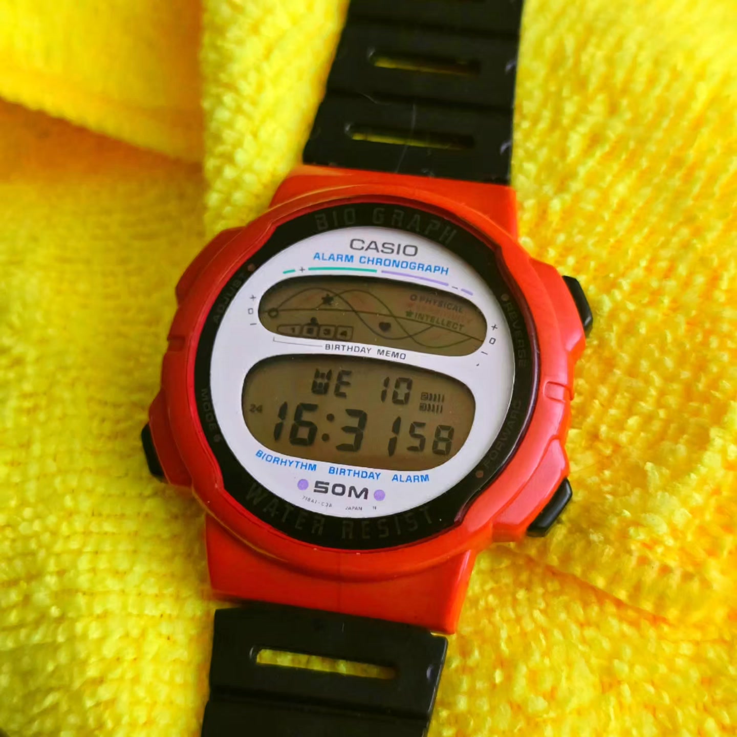 CASIO BIO GRAPH BH-100w CIRCA 1991 ??? ••• #donkampretto #casio 