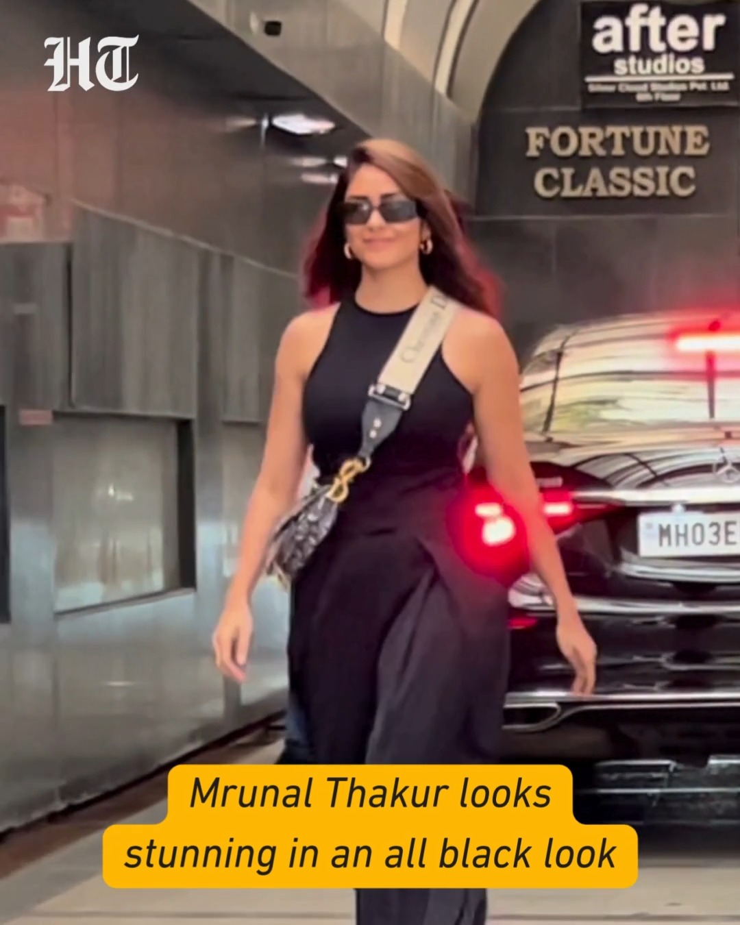Mrunal Thakur spotted in Bandra, rocking an all-black look #Trending # ...
