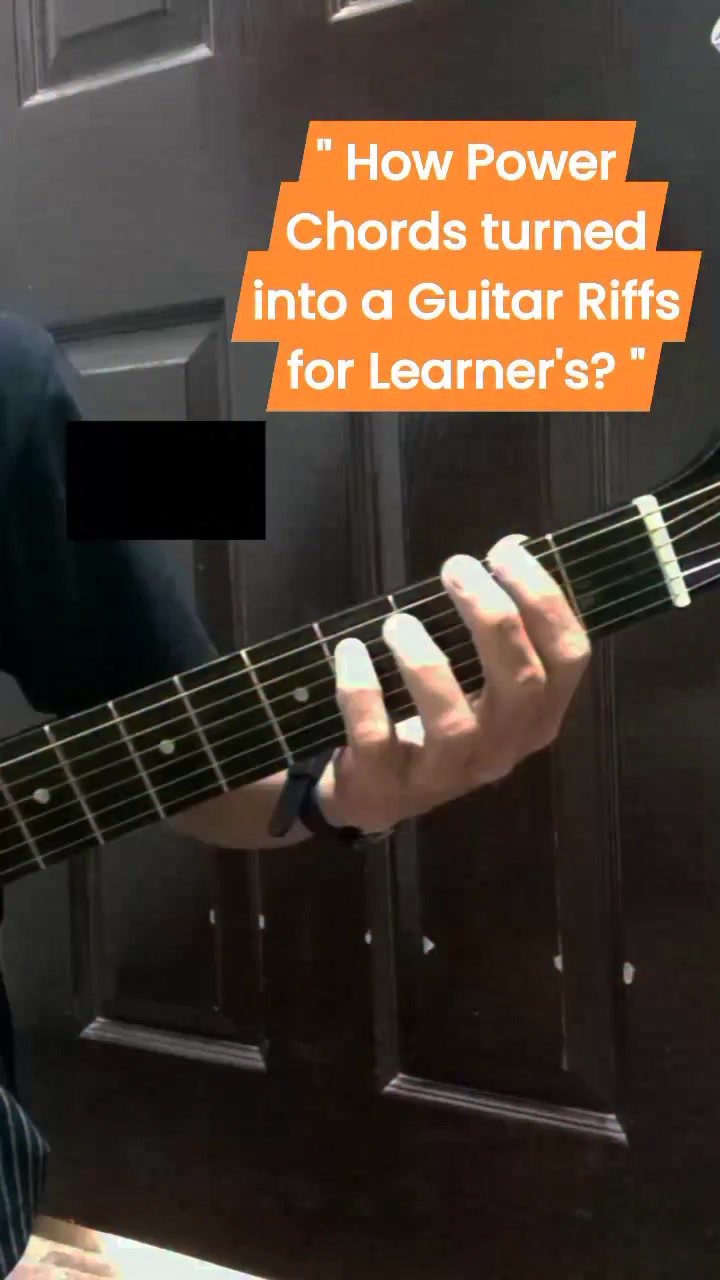 How power chords turned into a guitar riffs? Let's learn these easy way ...