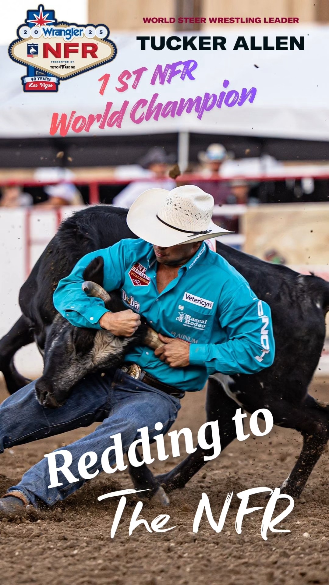 STEER WRESTLING | 2025 NFR STARS IN REDDING 💥 The 2025 National Finals ...