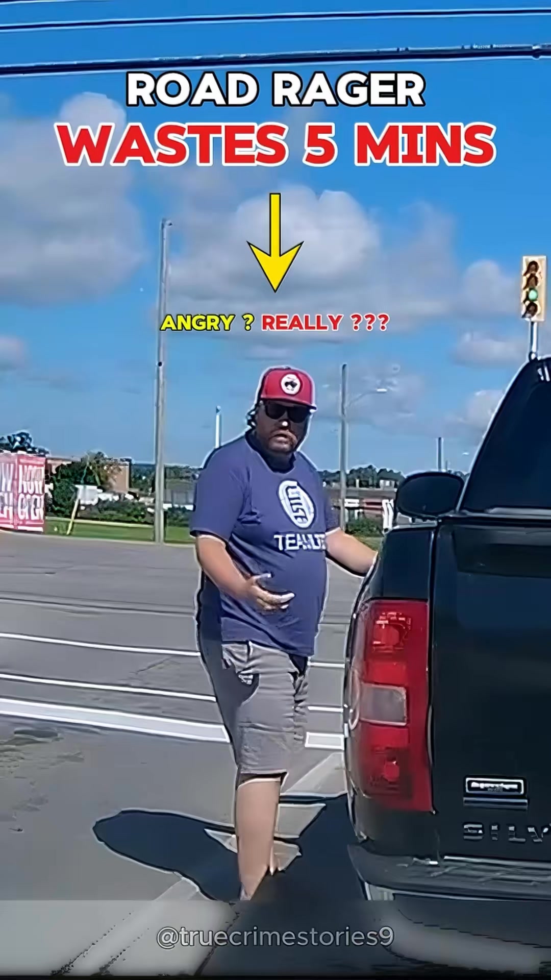 road rager wastes 5 minutes and still angry on dashcam #dashcam # ...
