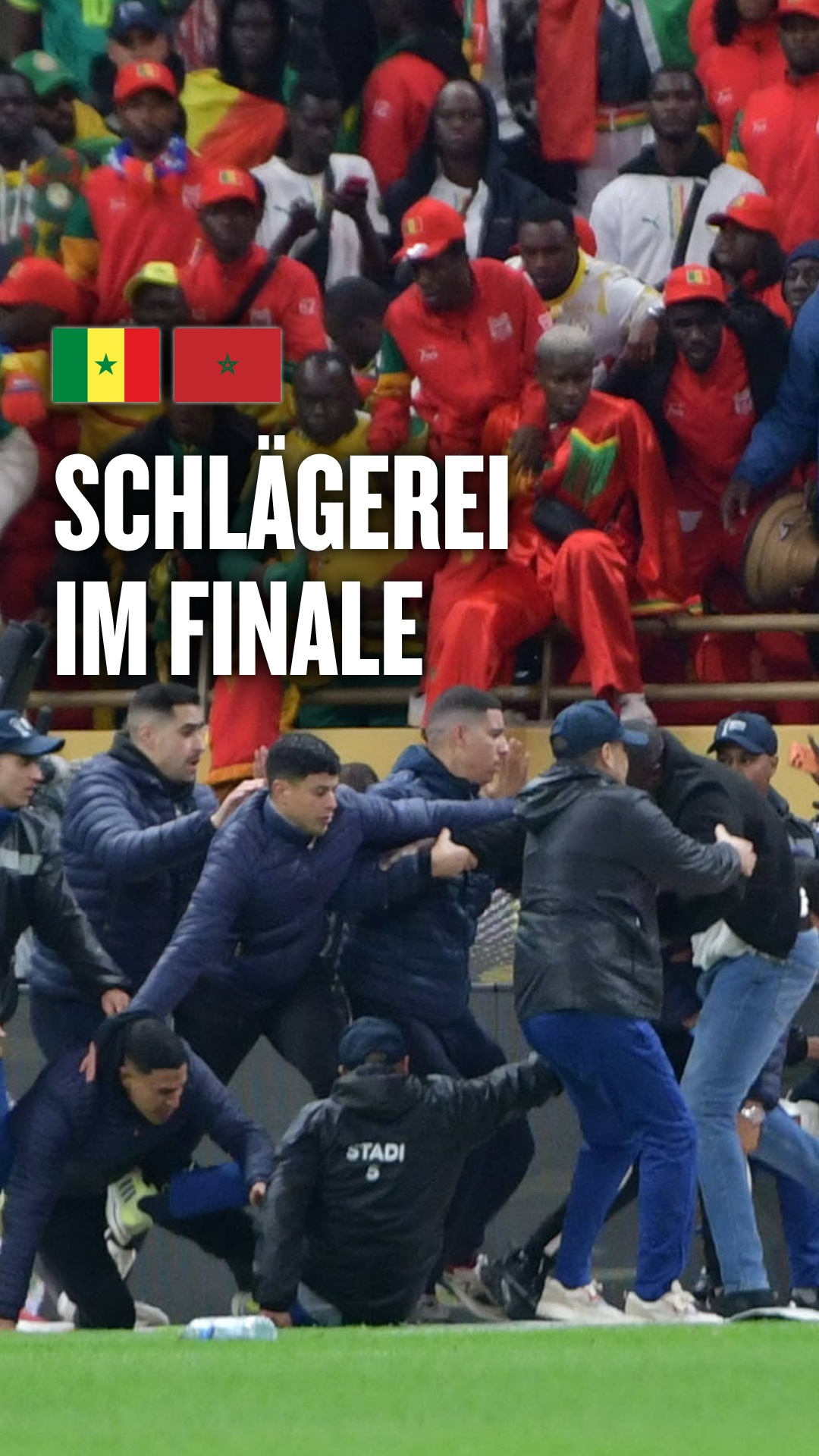 Im Finale des Afrika-Cups ist es zu einem Eklat gekommen. Nach einem ...