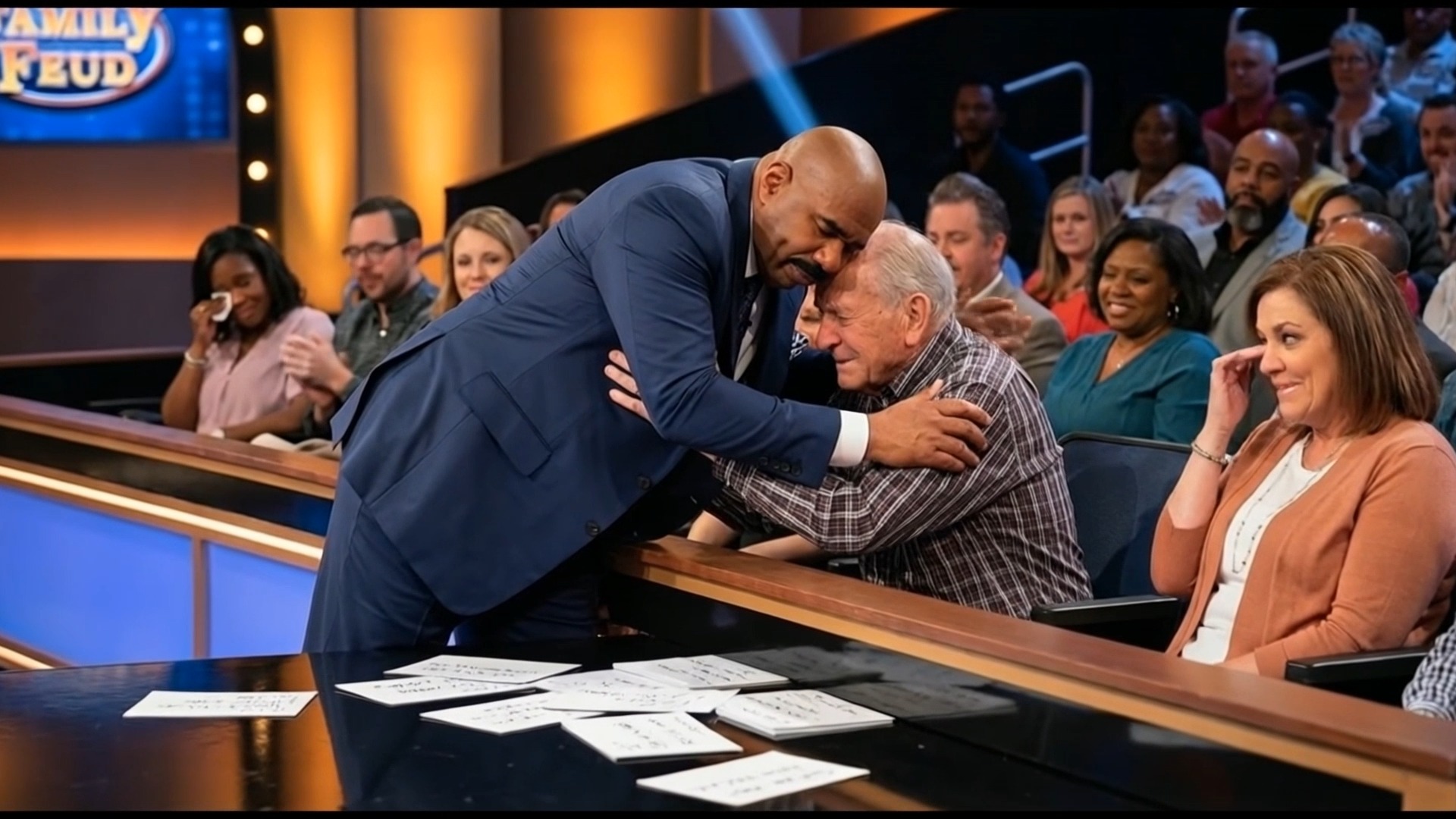 Steve Harvey was mid-intro on Family Feud when he suddenly paused and ...