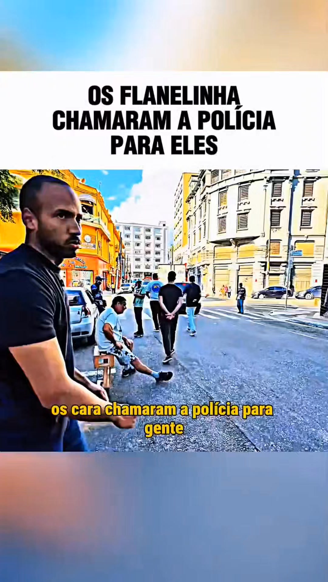 Os flanelinhas chamaram a polícia. | Victor Mania | Facebook