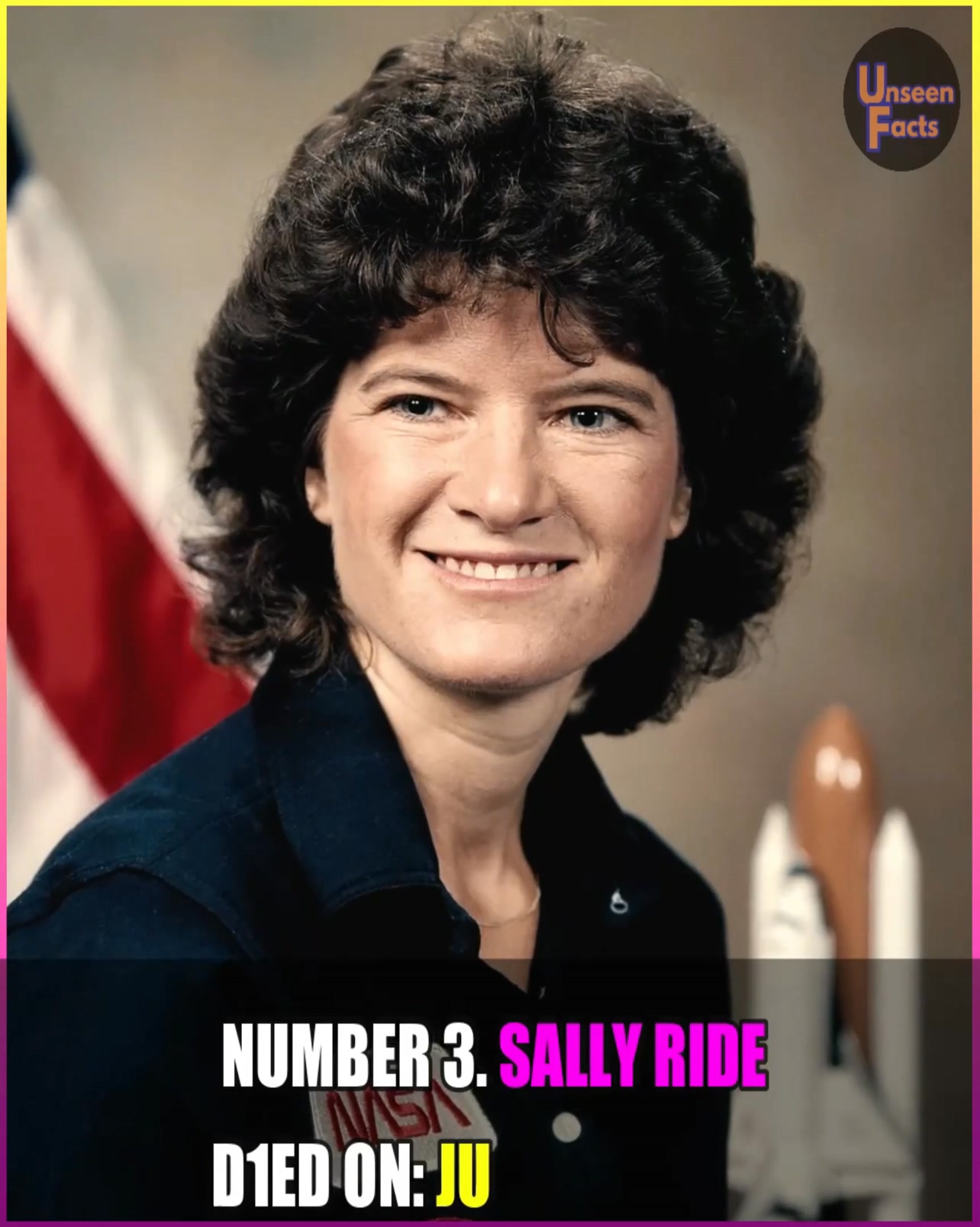 Today, we remember Sally Ride, who passed away from