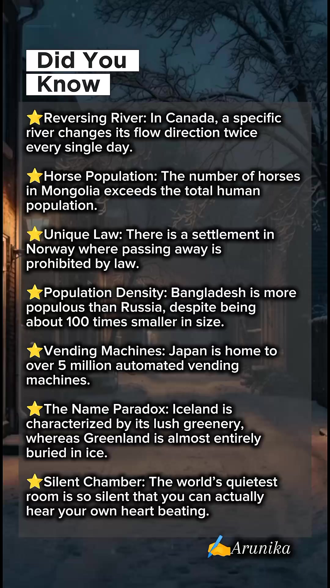 Expand your horizon with these 7 fascinating global facts. 📚🌏 # ...
