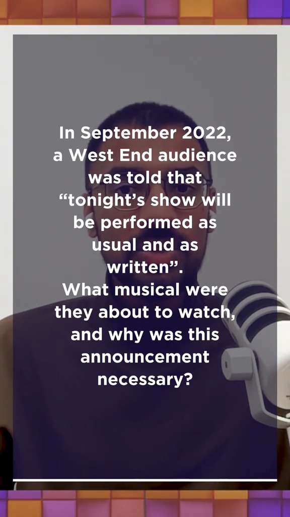 This musical that went ahead as normal? - Sabrina Cruz, Melissa ...