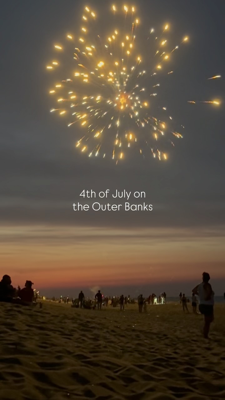 Watching fireworks on the beach >> #beach #july4th #firework #4thofjuly ...