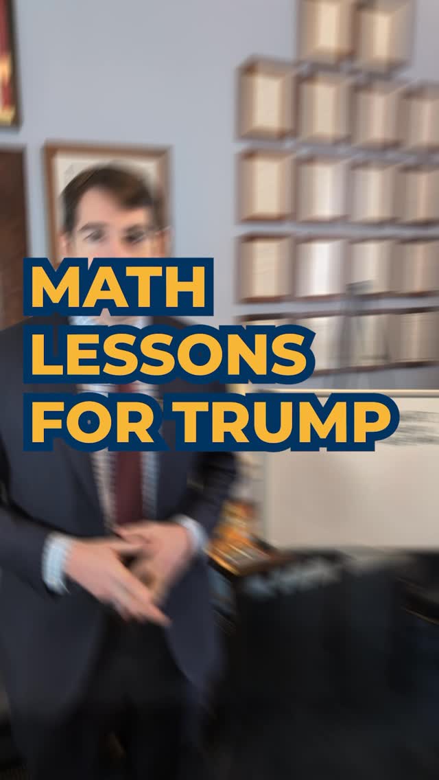 A little math lesson for Trump. Release the files!! | Rep. Josh Harder ...