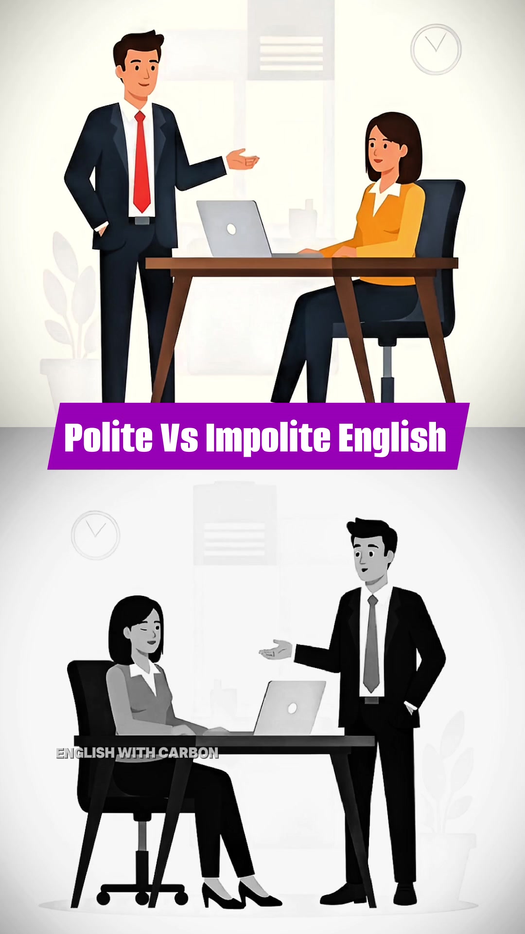 Polite Vs Impolite English while making request. #englishlearning # ...