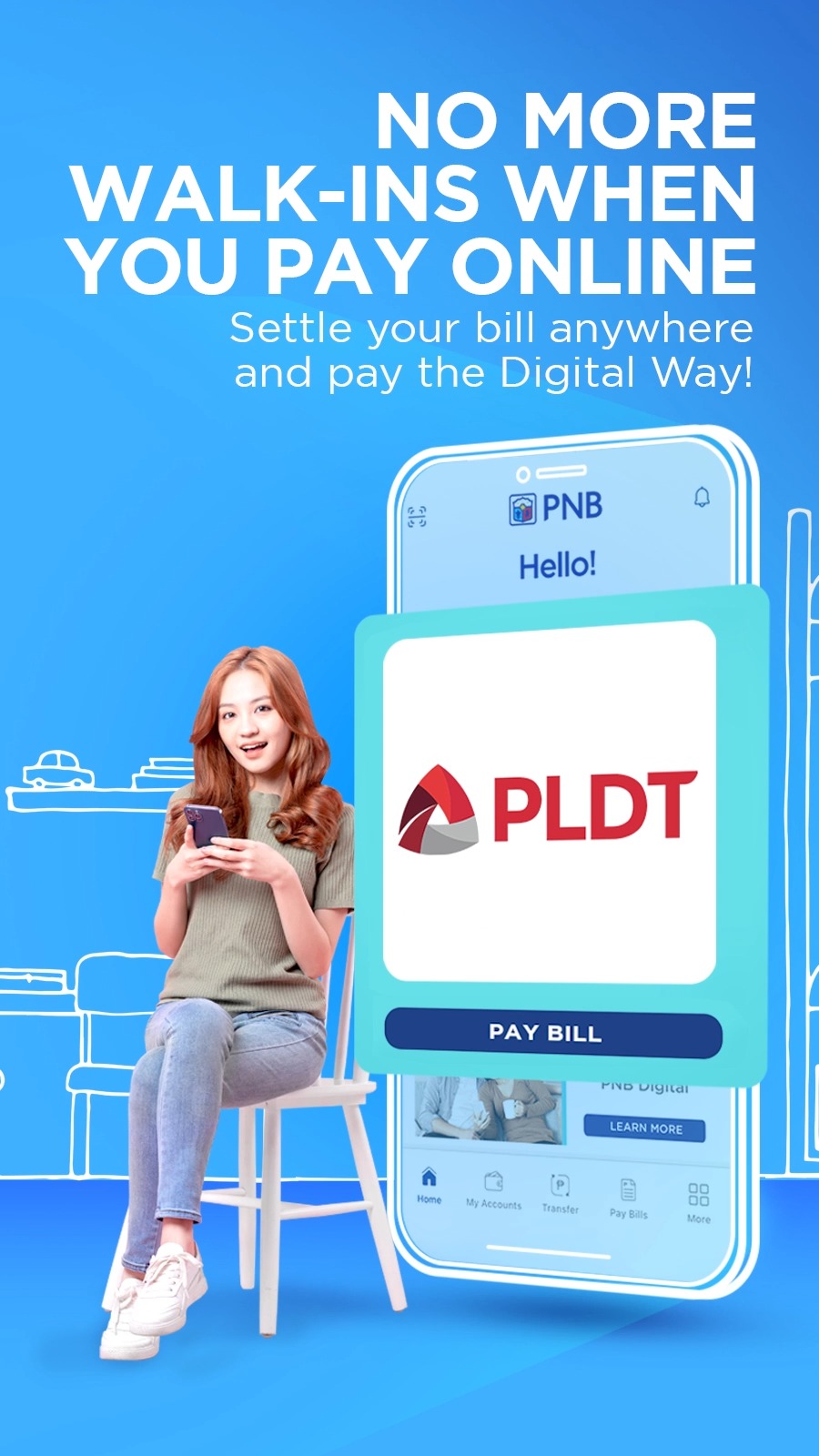 Conveniently pay your PLDT bills anytime, anywhere when you use the PNB ...