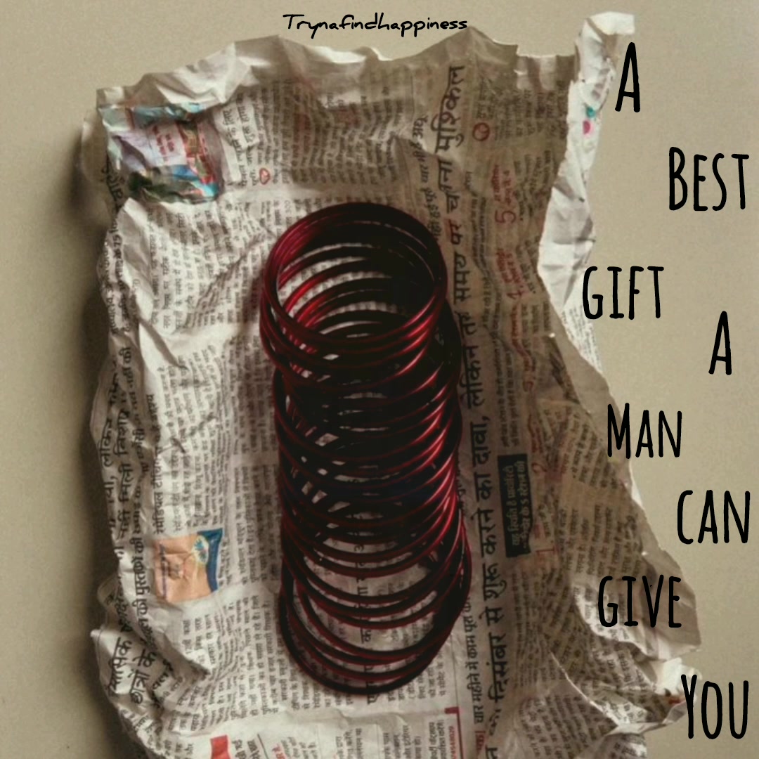 A simple packet of bangles, yet a heart full of joy, It's the little ...