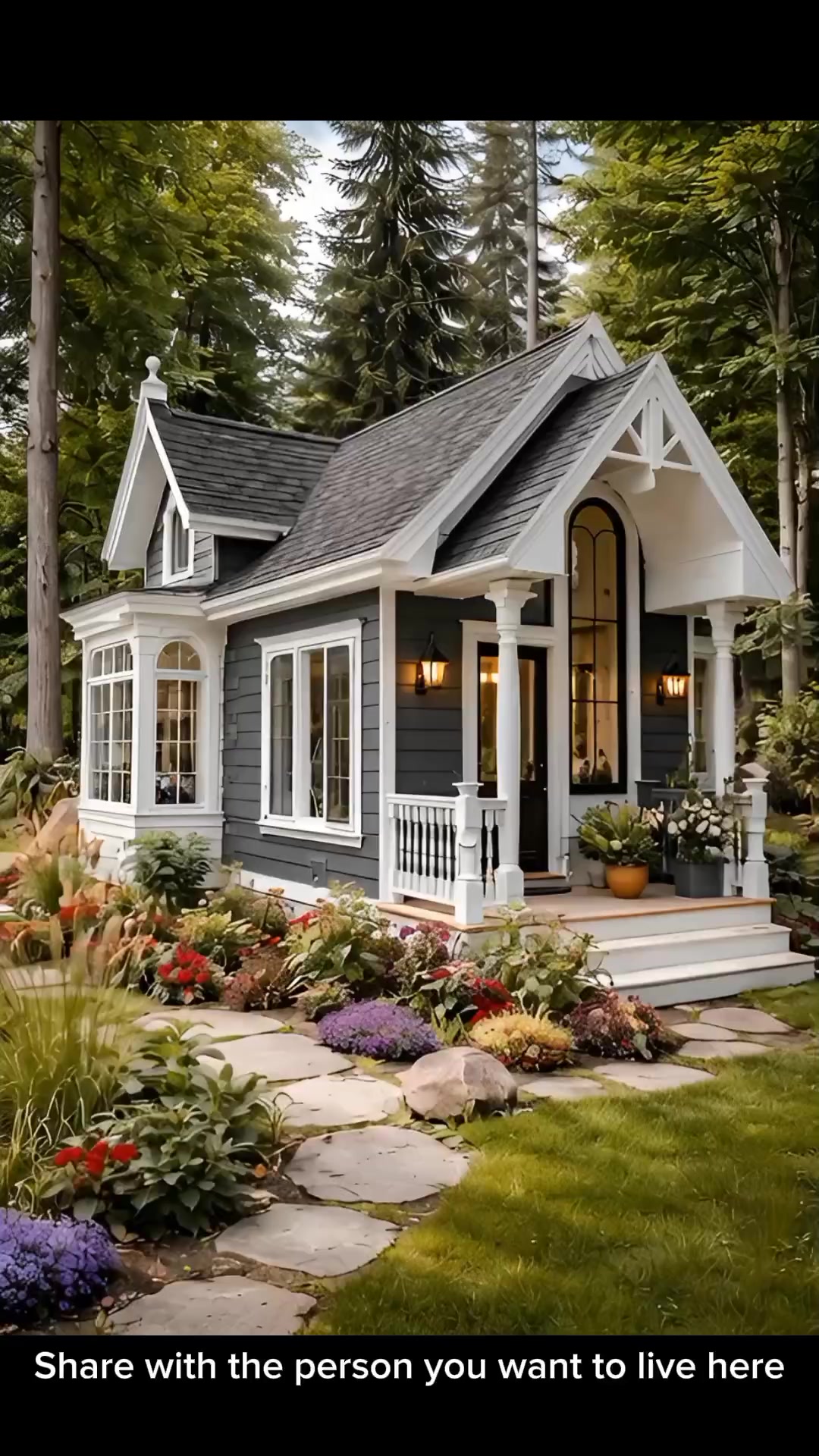 Beautiful tiny house 😍 ️ #tinyhouse #tinyhome #dreamhouse | Home Design ...
