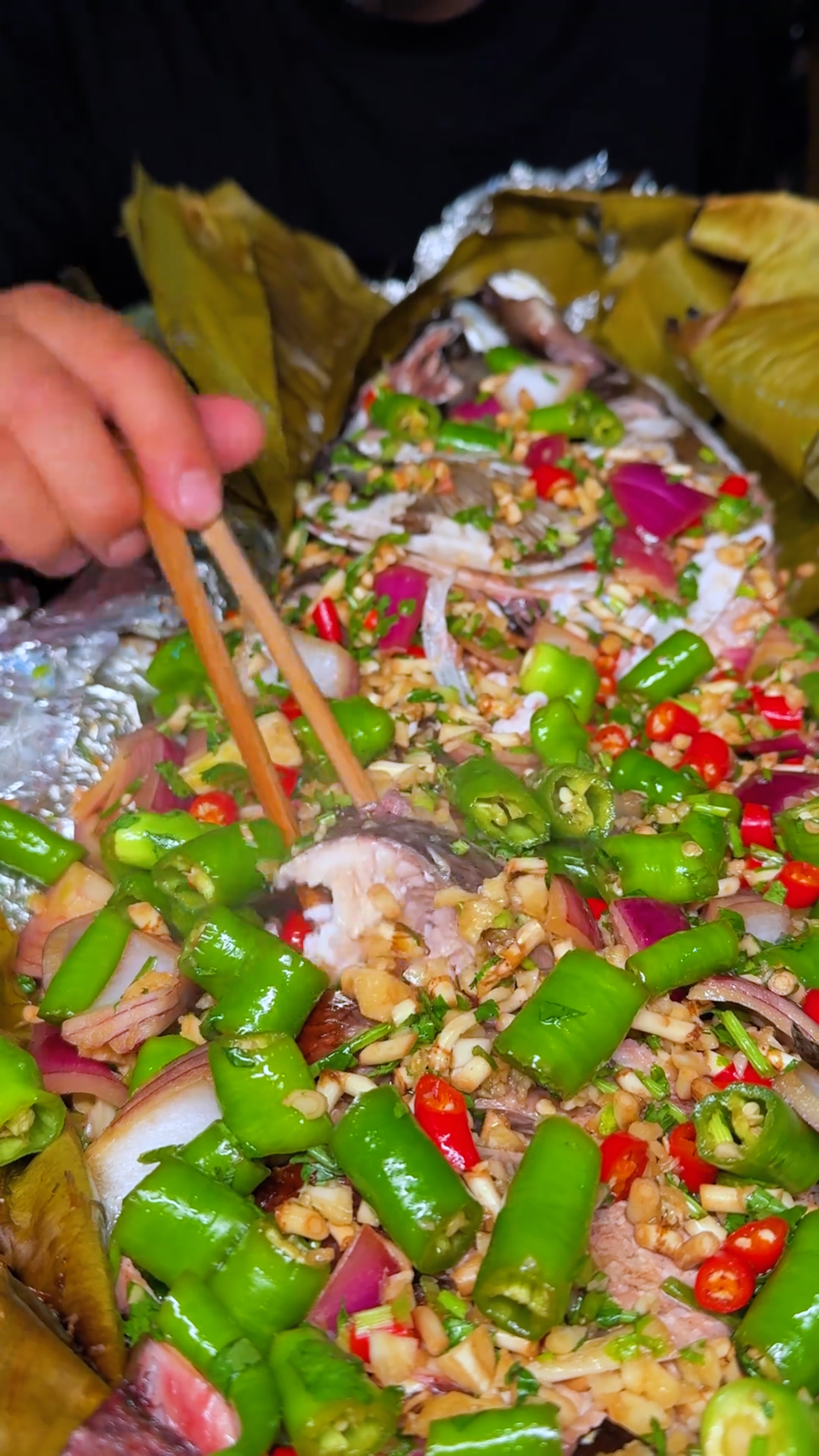 Good food brings friends closer, two fresh fish prepared for a cozy get ...