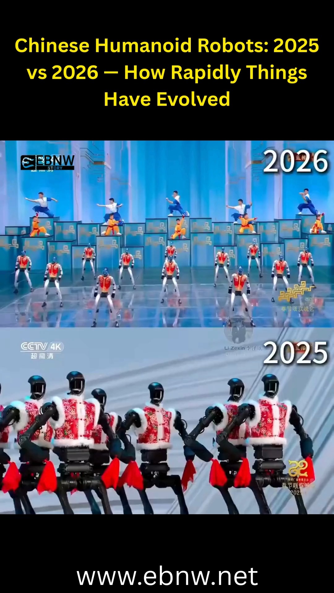 Chinese humanoid robots have made remarkable strides from 2025 to 2026 ...